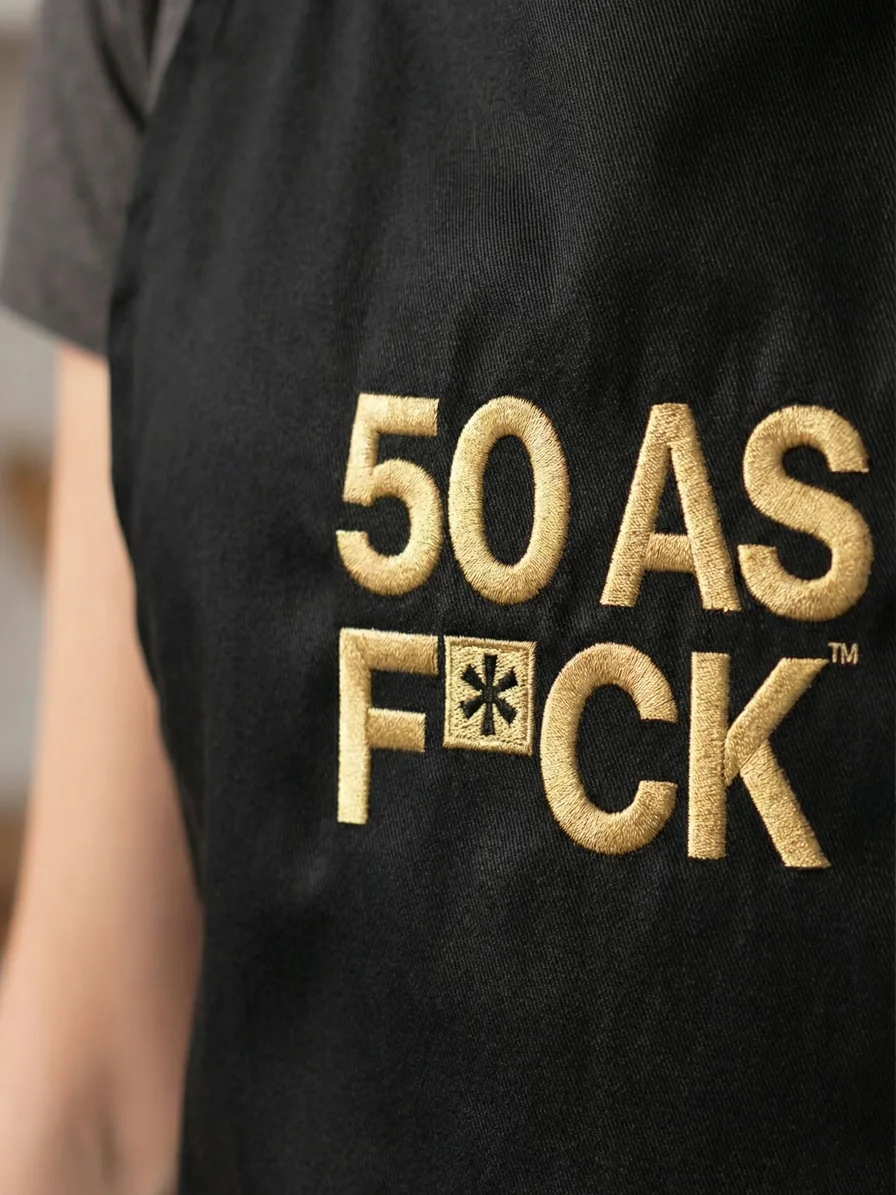 50 as FCK™ Embroidered Cooking Apron product image (2)