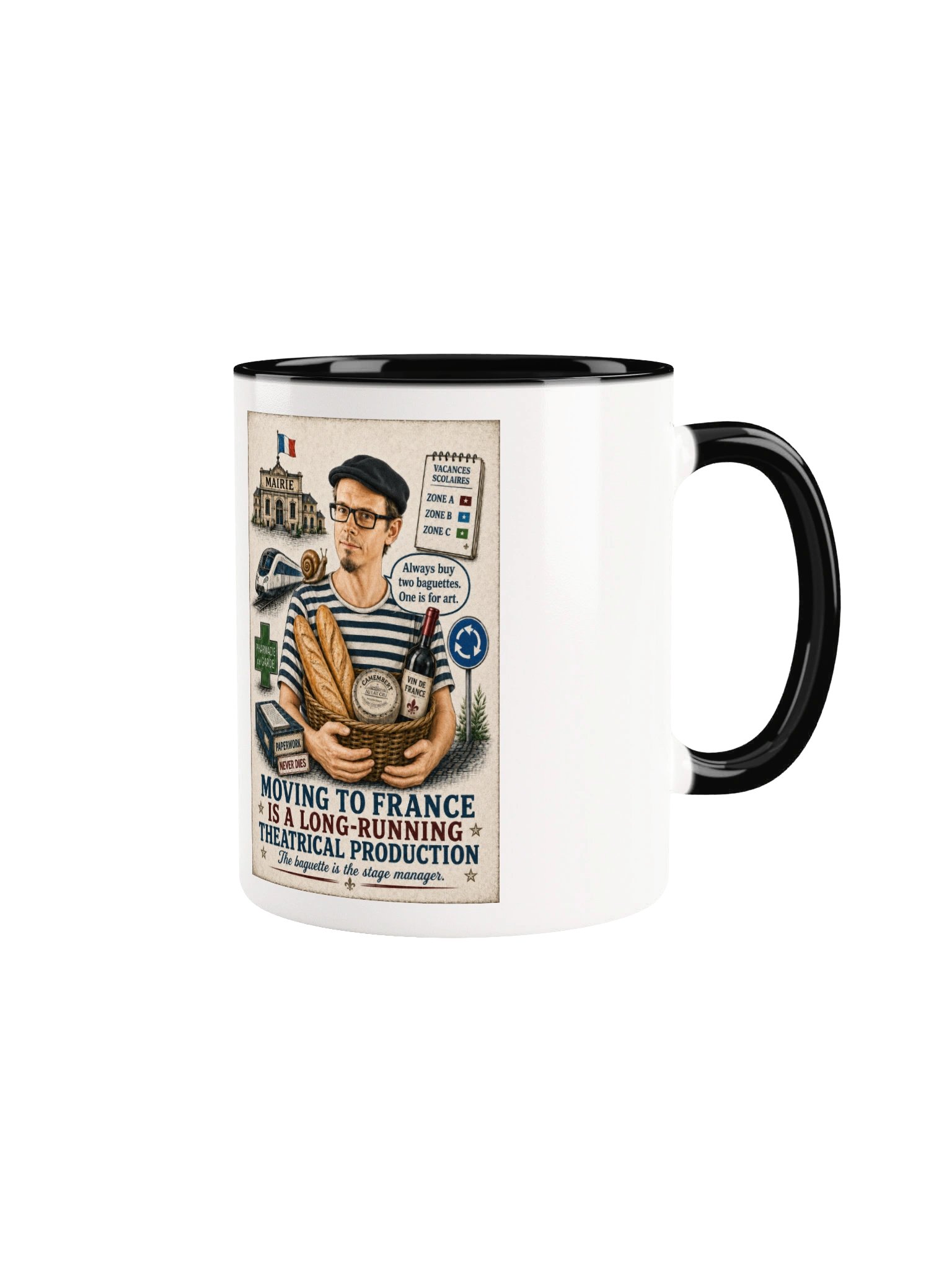 French Survival Guide Mug product image (1)