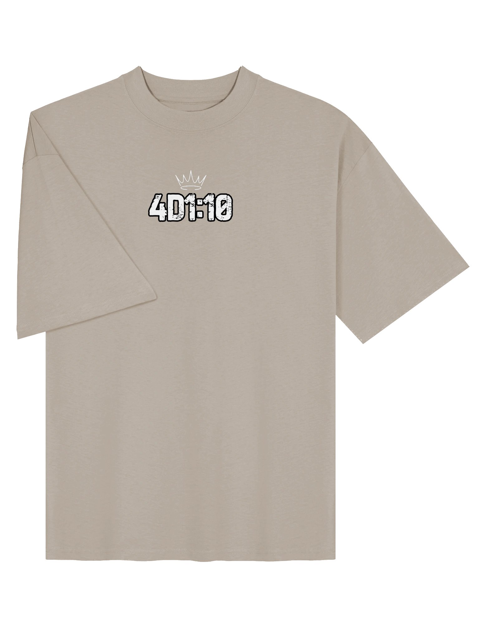 The 4D1:10 "He Saved Me" Boxy Shirt product image (3)