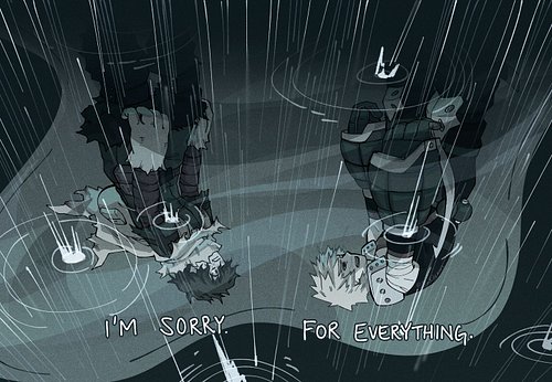 Saying this out loud won't change a thing, but it's how I feel, Izuku...
------
{ #bkdk #bakudeku #bakugoukatsuki #katsukibak...