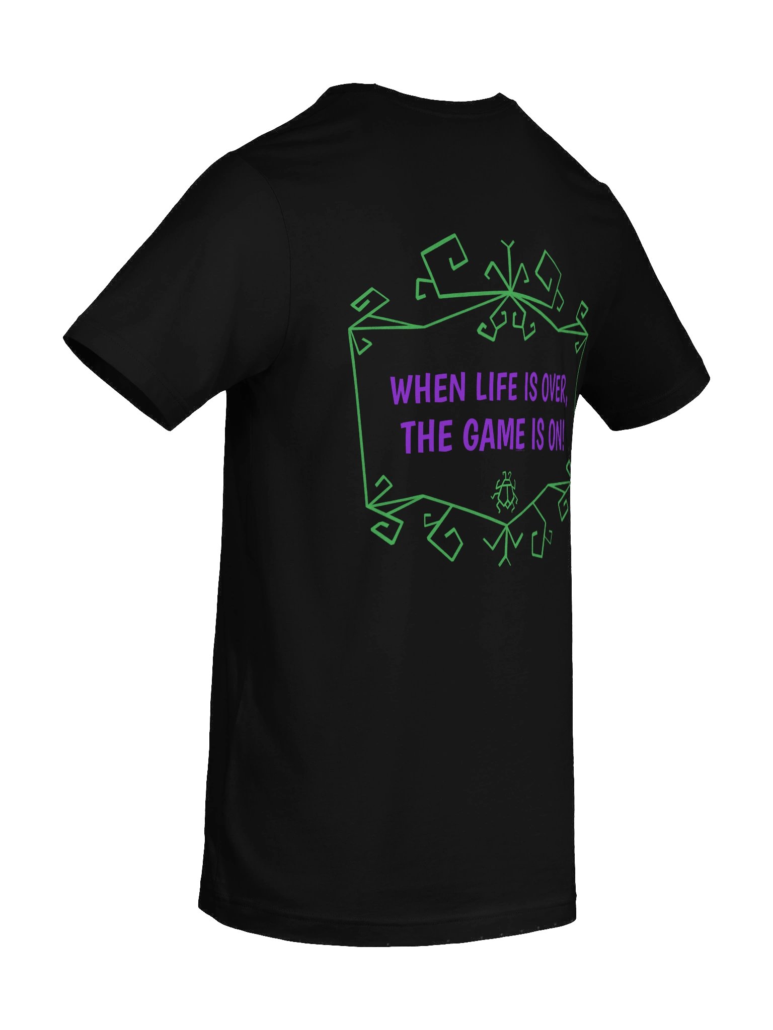 [UM Designs] When Life Is Over, The Game Is On - Unisex Graphic Tee product image (10)