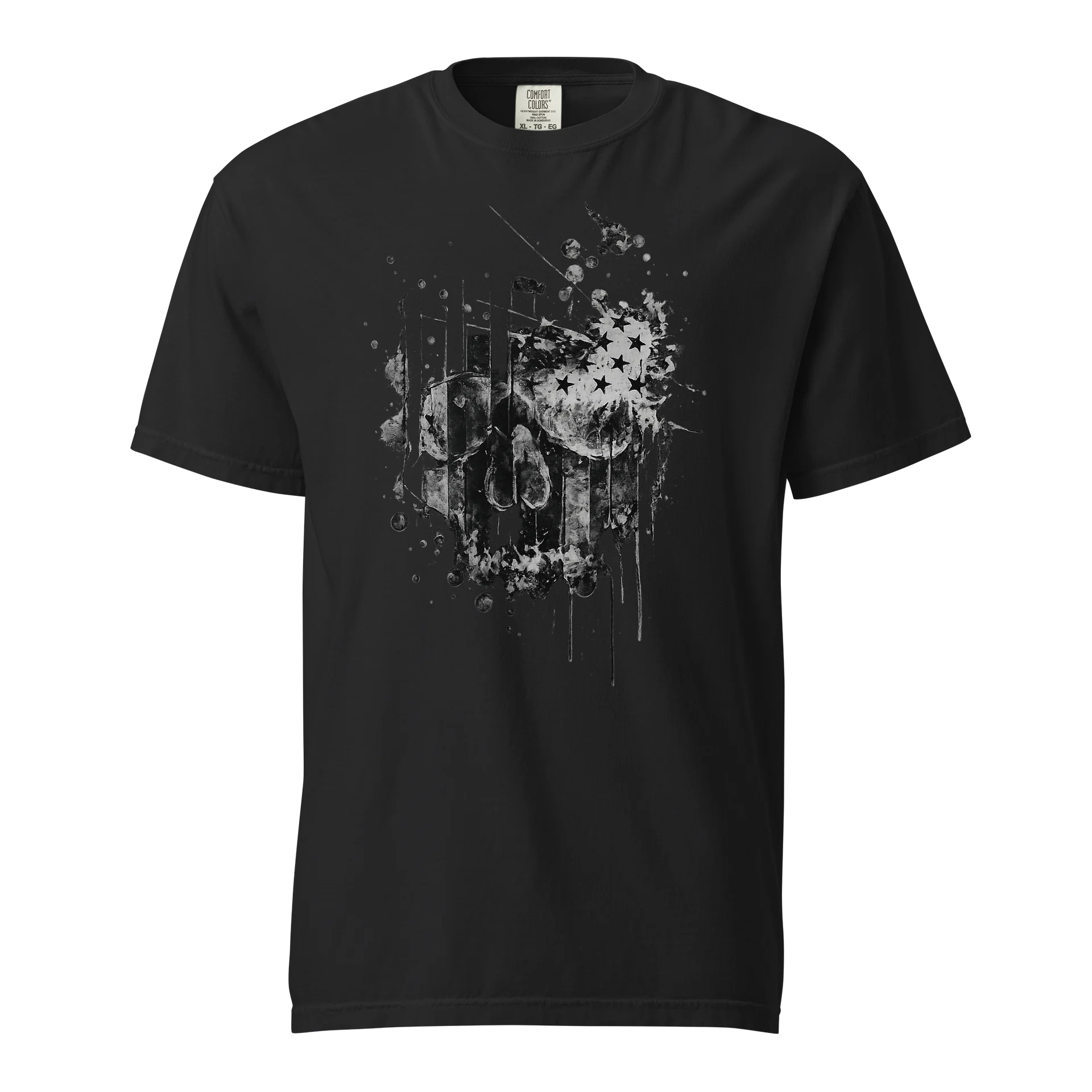 Black skull shirt product image (1)