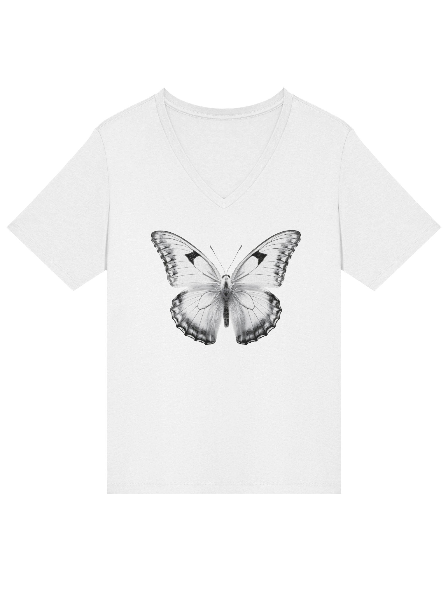 Ethereal Butterfly Relaxed V-Neck Tee product image (3)