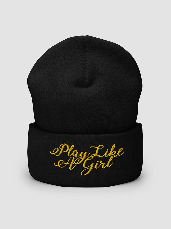 Embroidered Play Like a Girl Beanie product image (1)