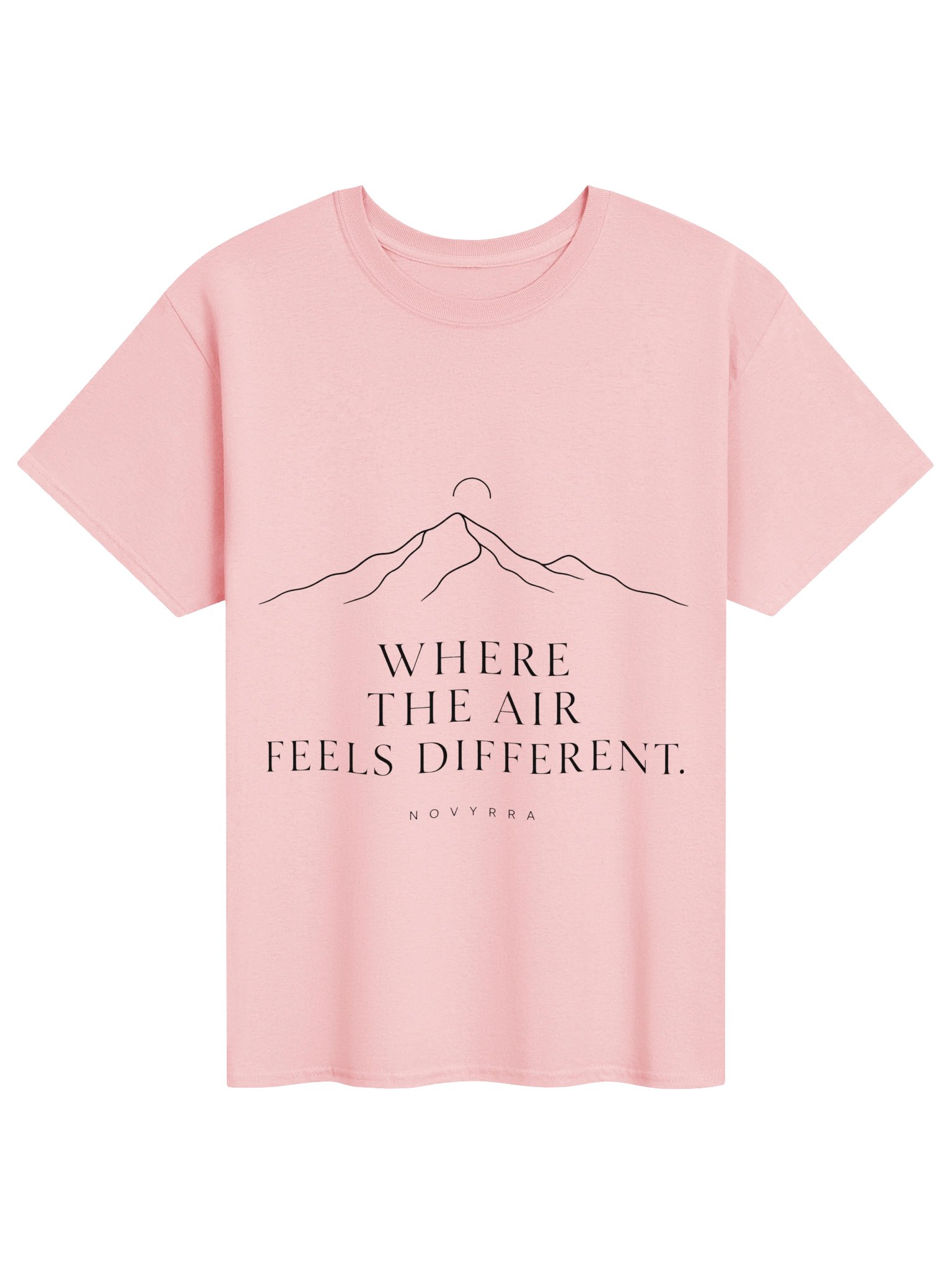 Where the Air Feels Different – Minimalist Mountain Graphic T-Shirt product image (51)
