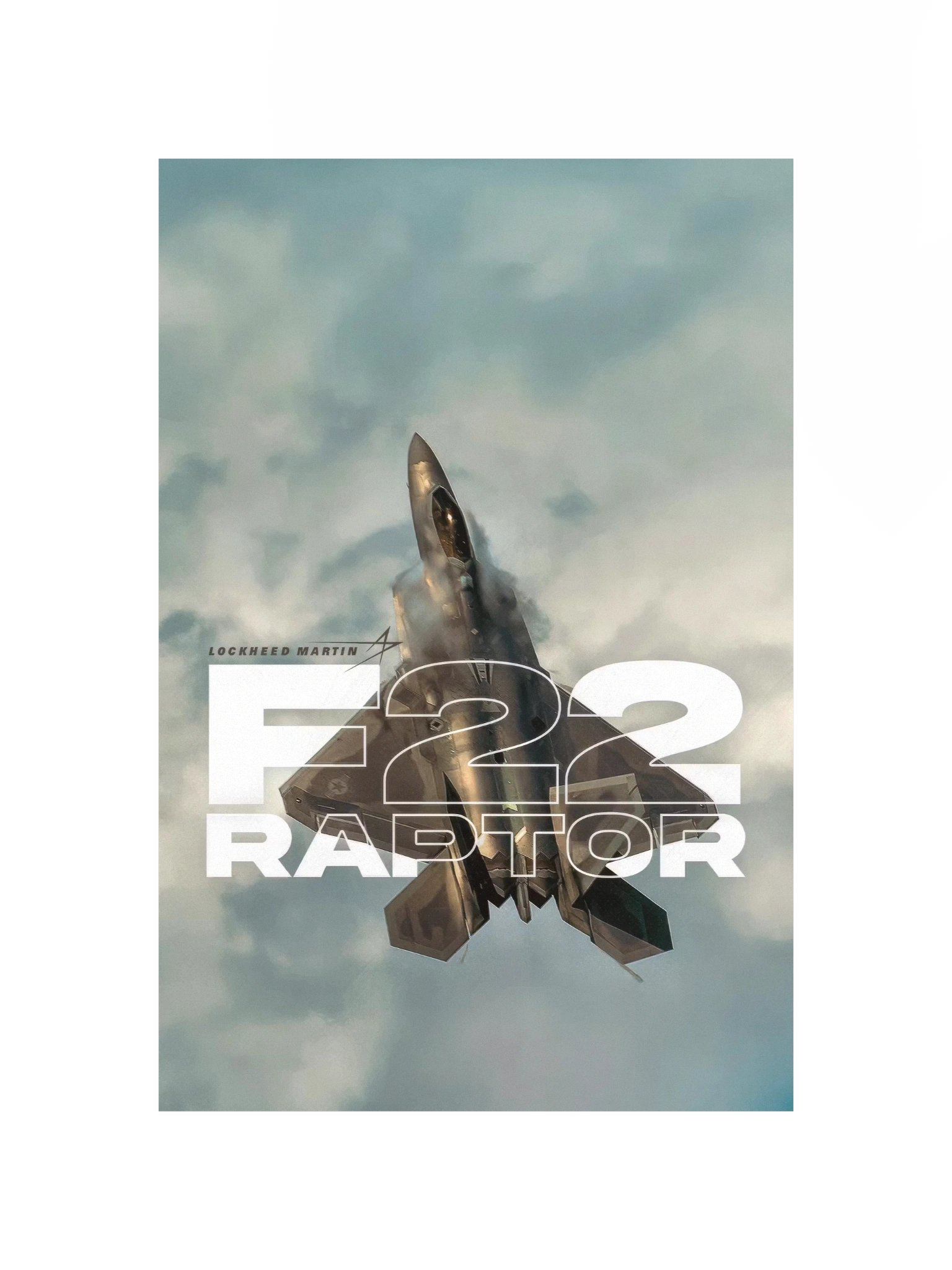 F-22 Raptor Air Superiority Fighter Poster product image (1)