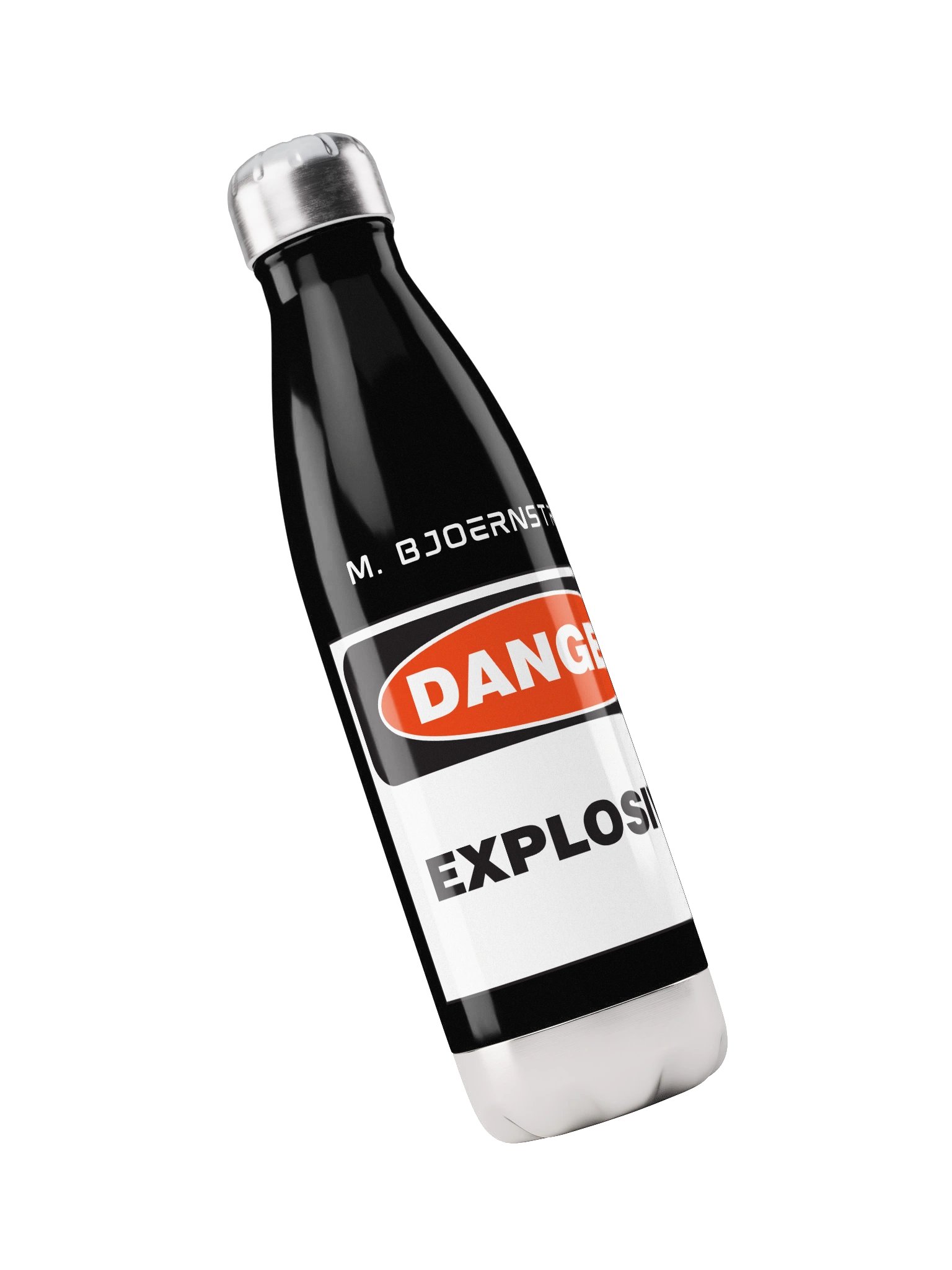 Explosive Stainless Steel Water Bottle Black product image (3)