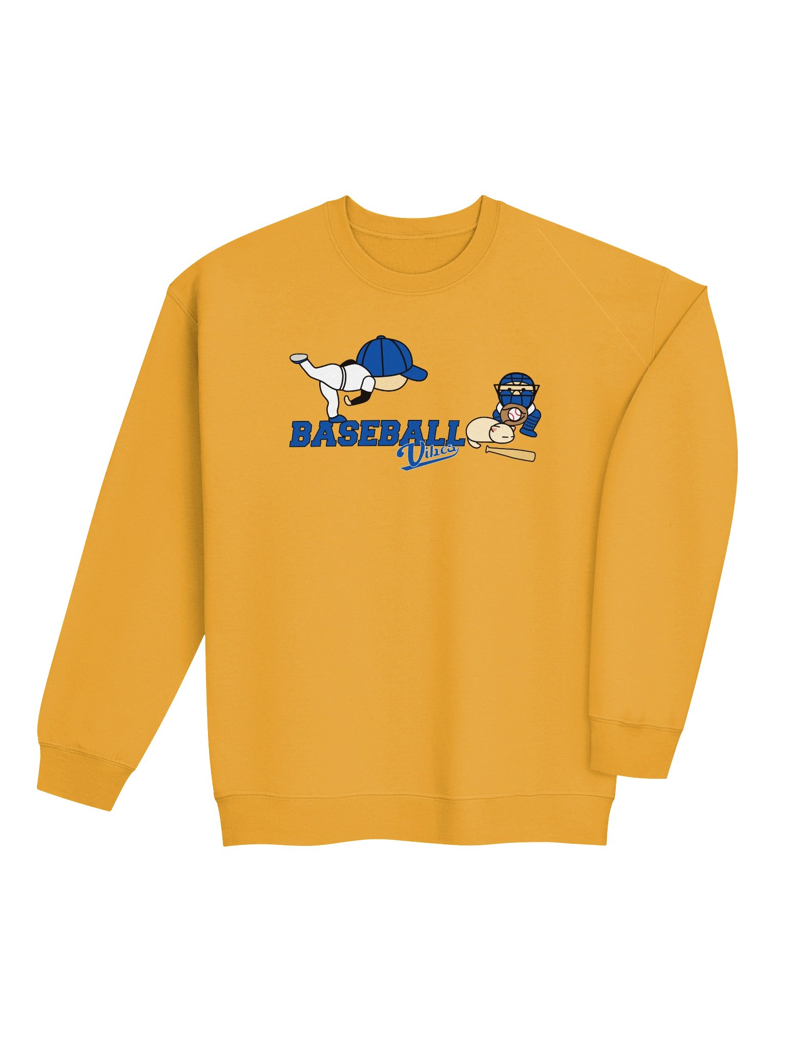 Baseball Cat (Baseball Vibes) - Unisex Adult Sweatshirt product image (4)