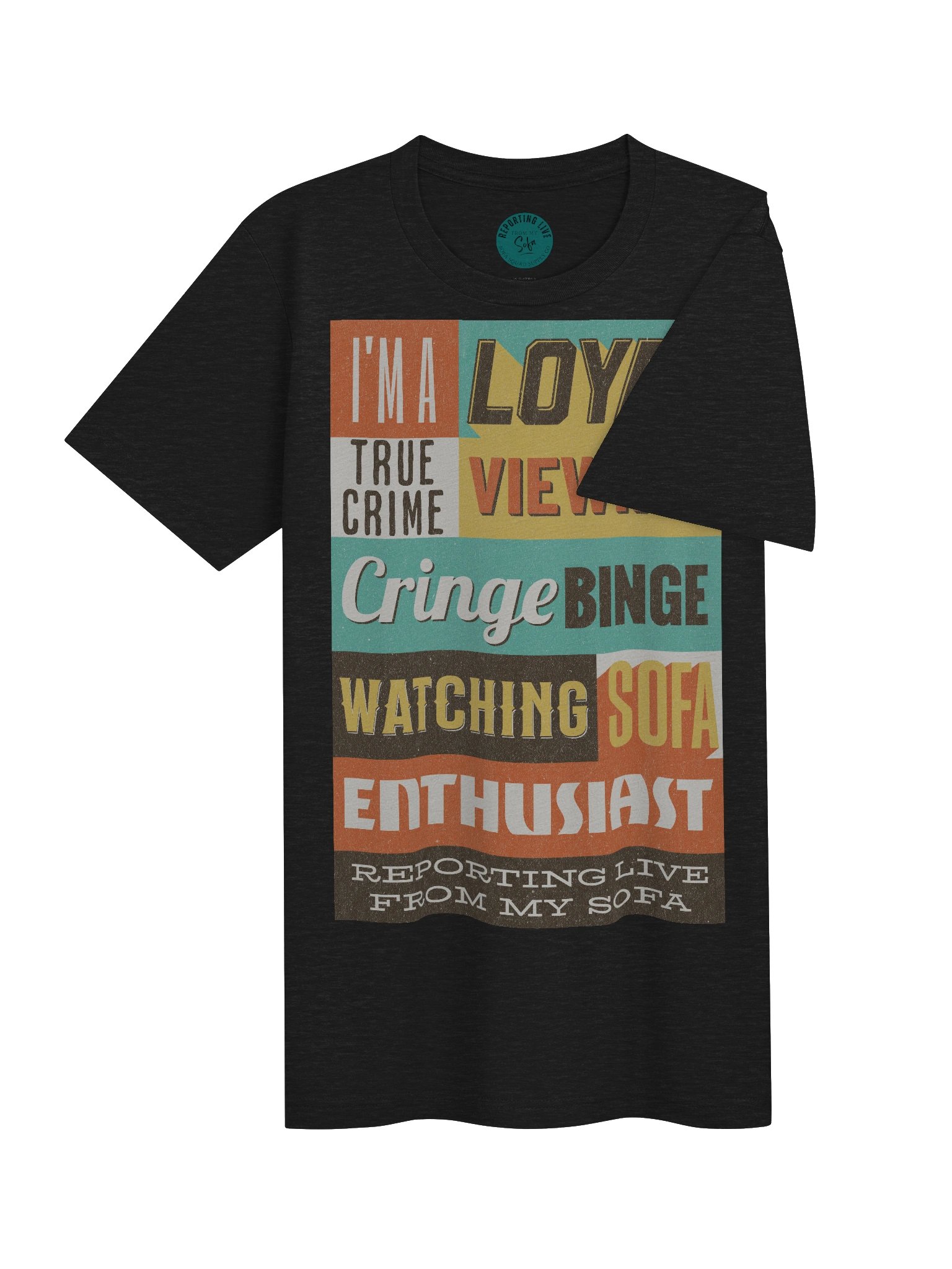 Loyal Cringe Binge Sofa Enthusiast Tee product image (4)