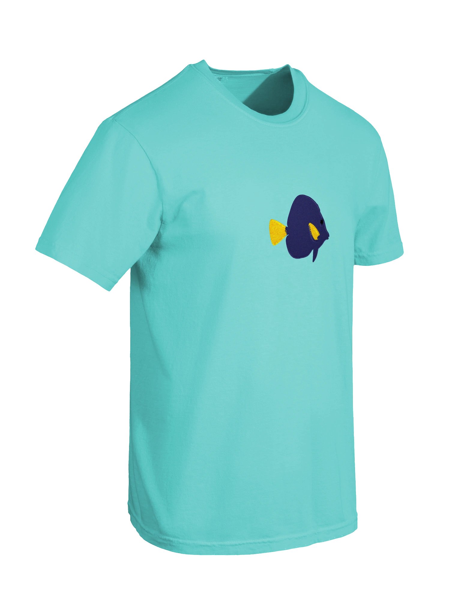 Purple Tang Premium T-Shirt (Embroidered) for Reef and Marine Aquarium Lovers product image (54)