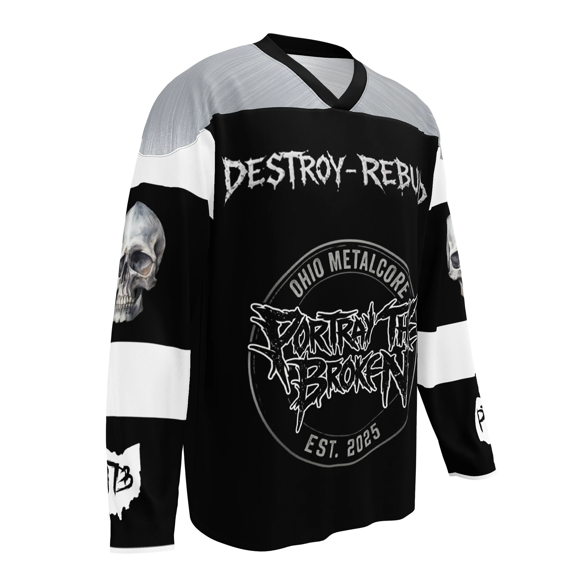 Portray the Broken Hockey Jersey product image (1)