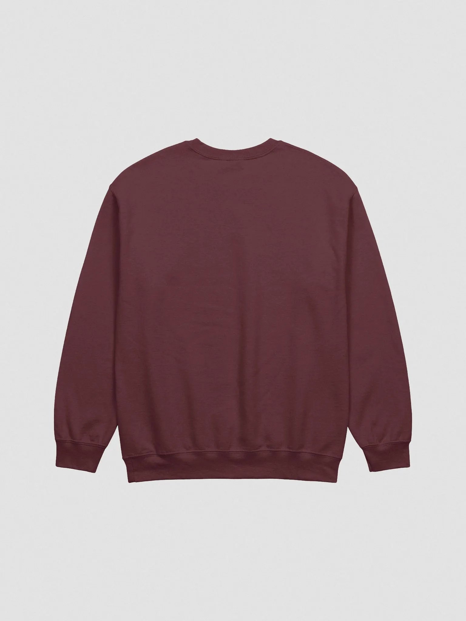 No Fluffs Given Sweatshirt (Embroidered) of a Pomeranian(White) product image (5)
