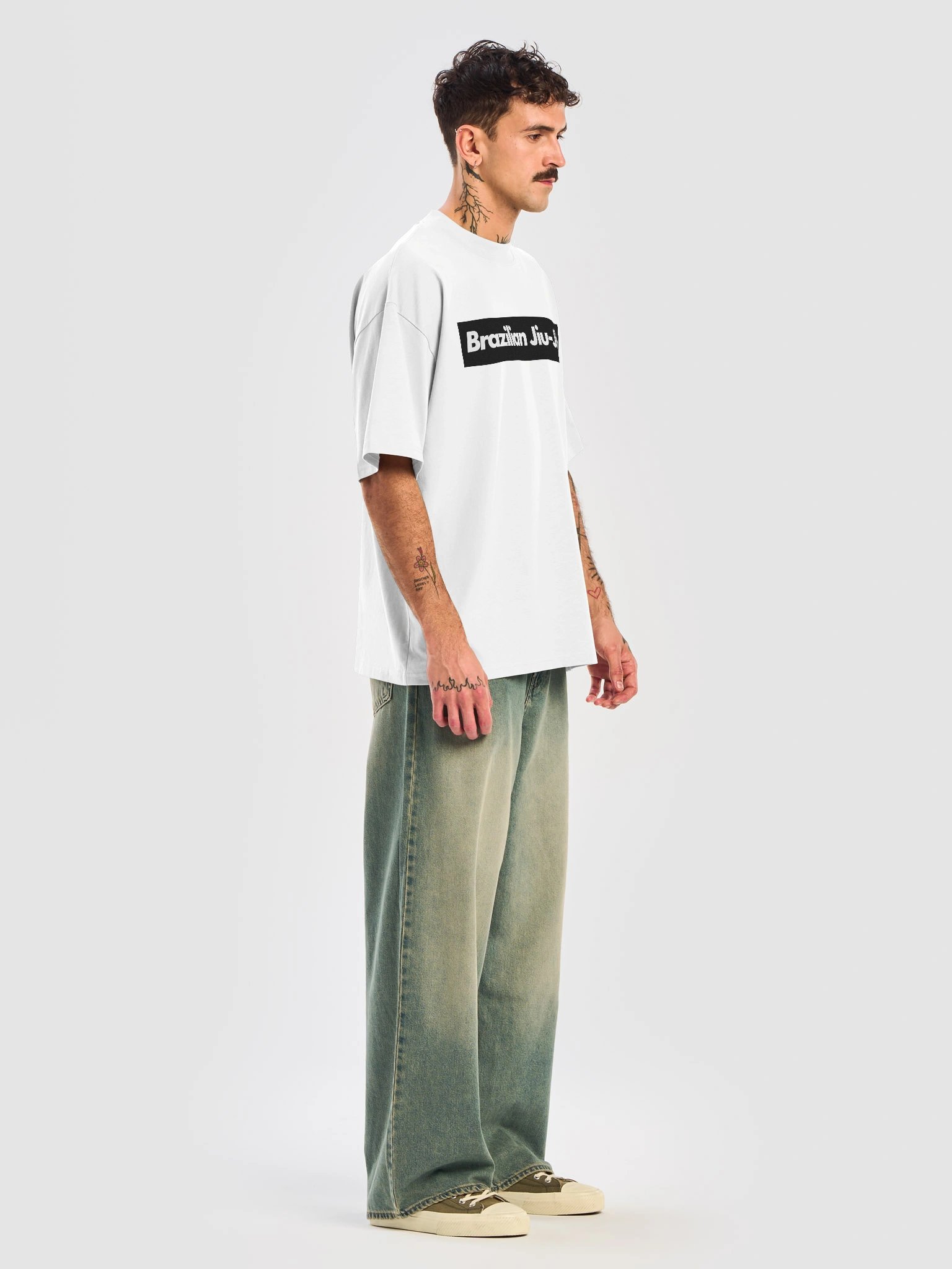 Oversized BJJ Tee - Clear product image (7)