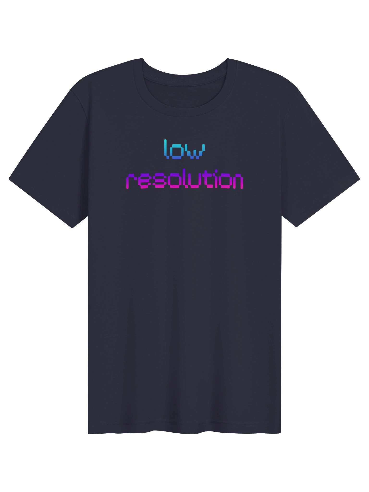Low Resolution Neon Pixel T-shirt product image (13)