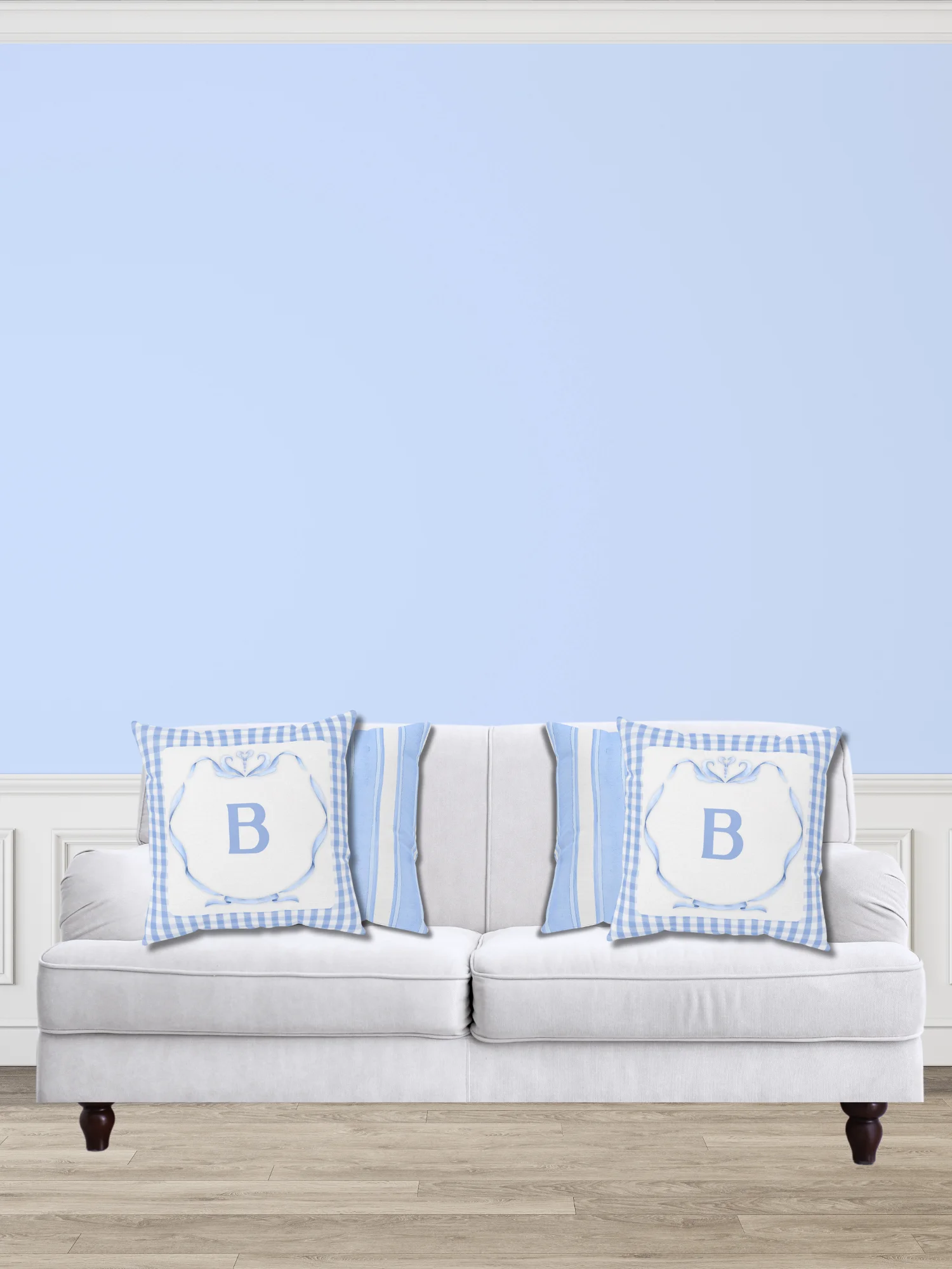 Blue Preppy Charm Pillow B product image (12)
