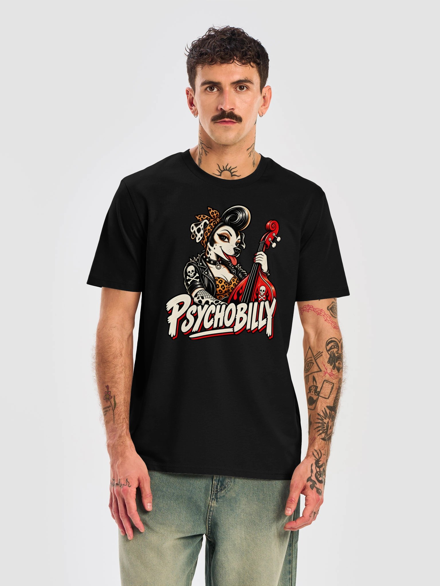 Psychobilly Pin-Up Tee – Men product image (4)