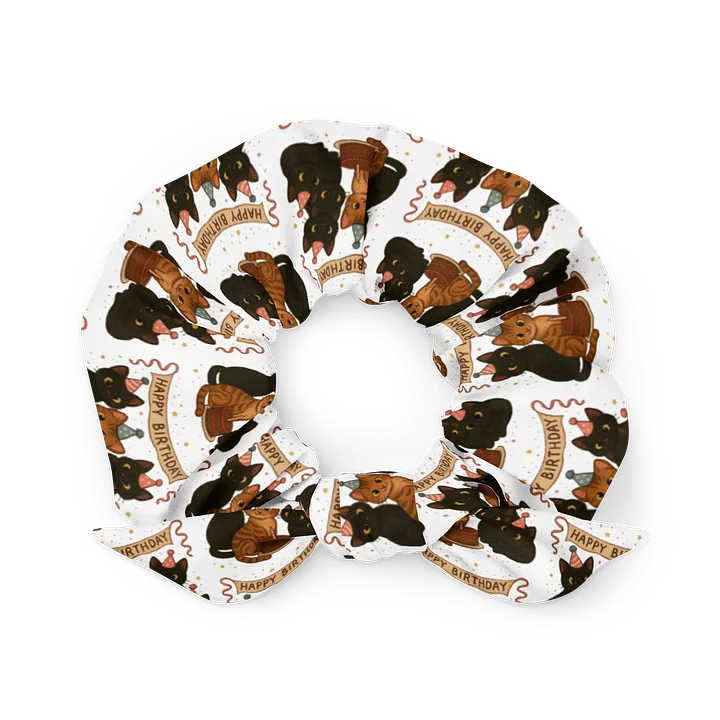 Cat birthday All-Over Print Scrunchie product image (1)