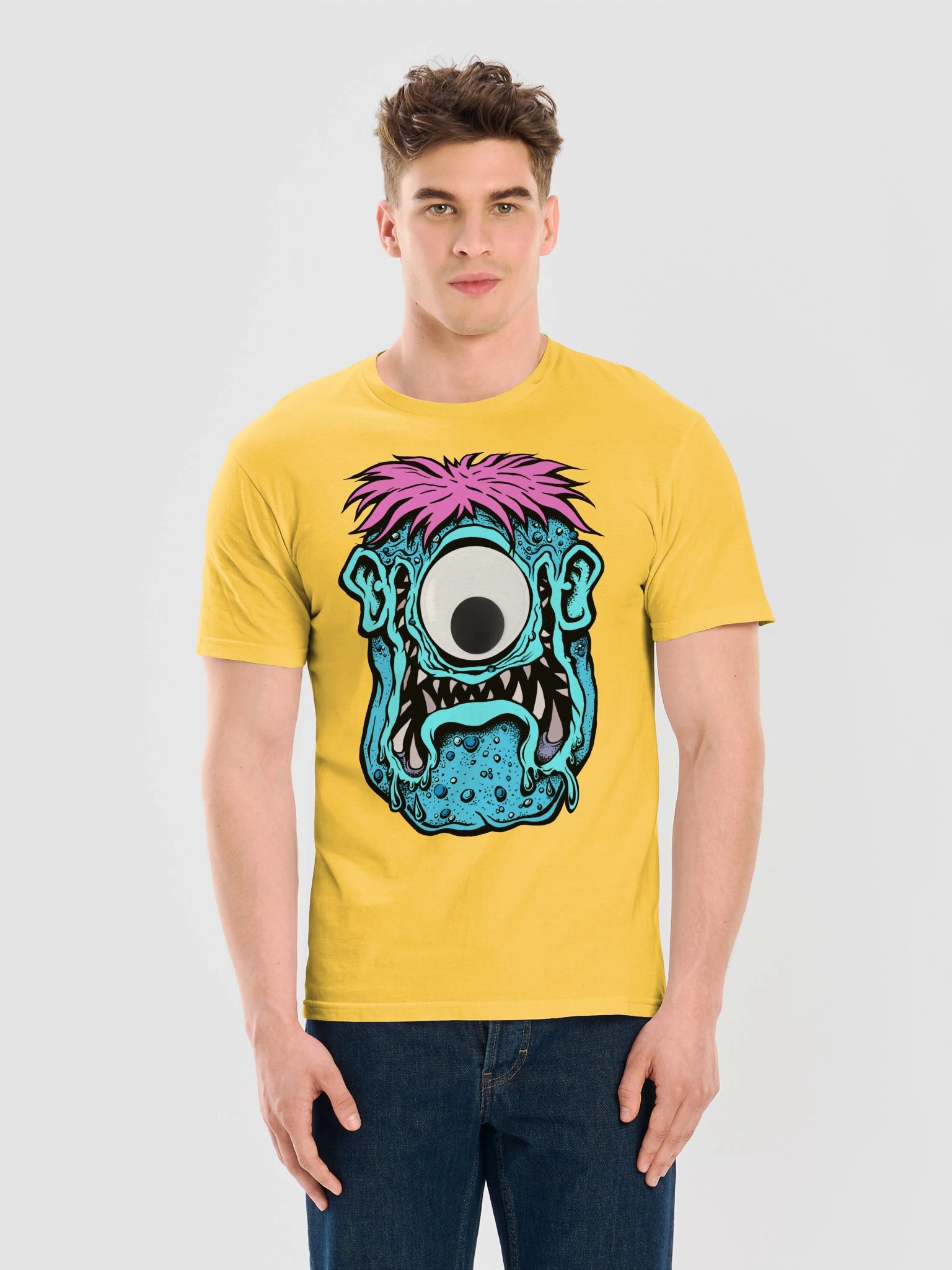 Googly EYEclops - Yellow T-Shirt product image (2)
