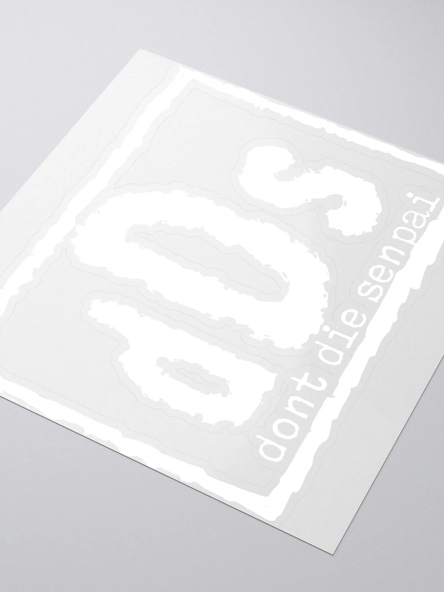 DDS White Sticker product image (3)