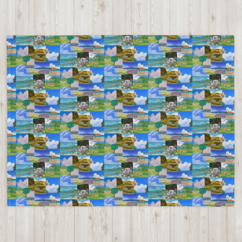 Screencap of Peace Throw Blanket product image (4)