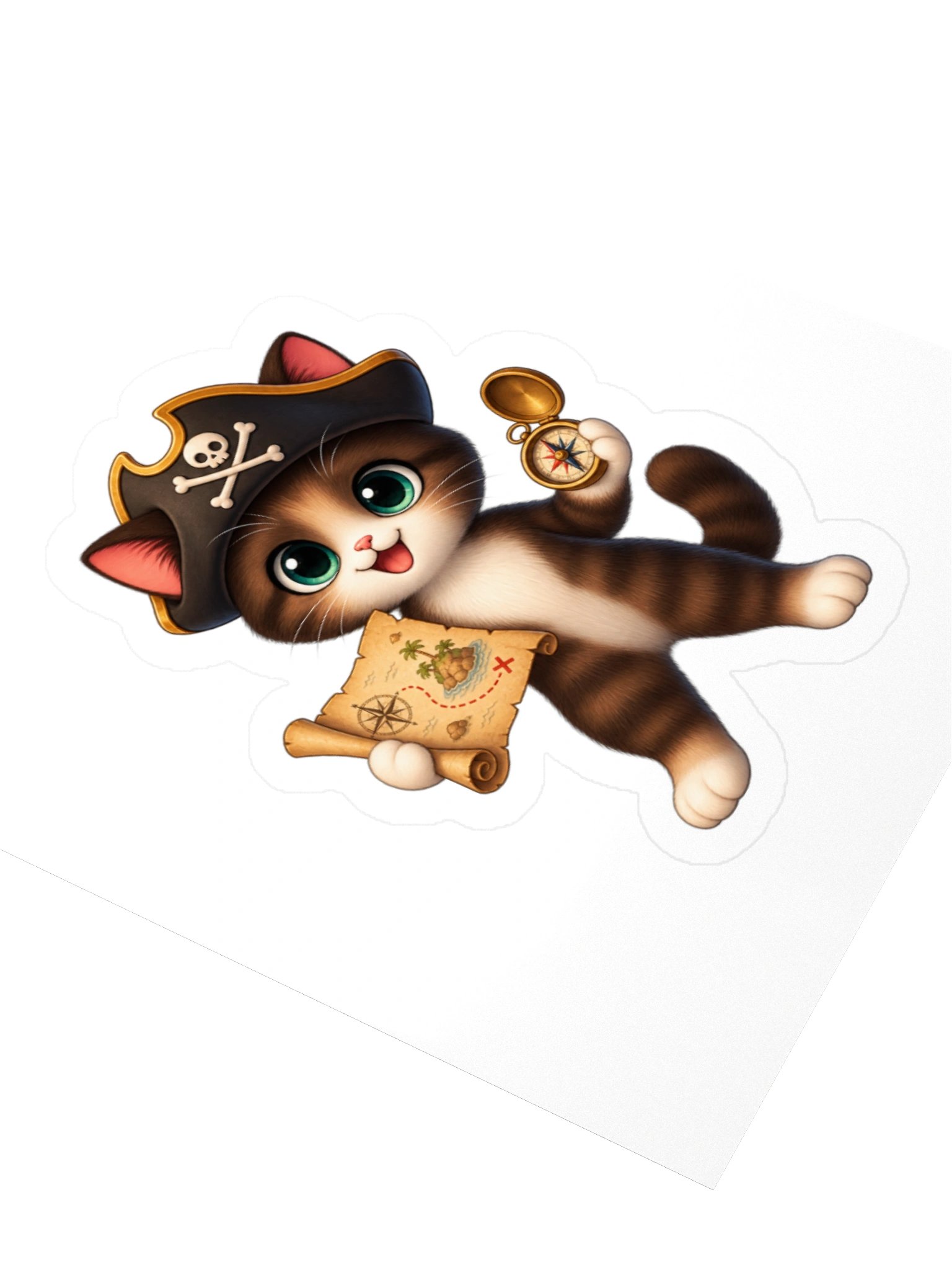 Mocha Treasure Navigator Sticker product image (8)