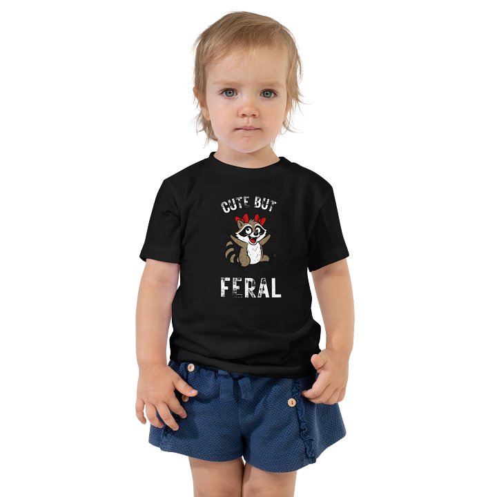 Cute But Feral Raccoon Toddler T-Shirt product image (1)