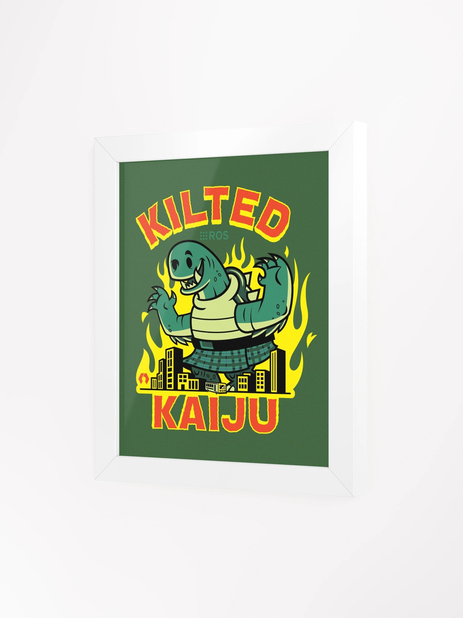 Kilted Kaiju framed poster product image (29)
