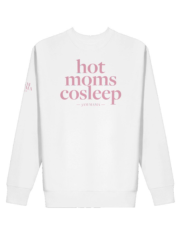 Hot Moms Cosleep Crewneck - White product image (2)