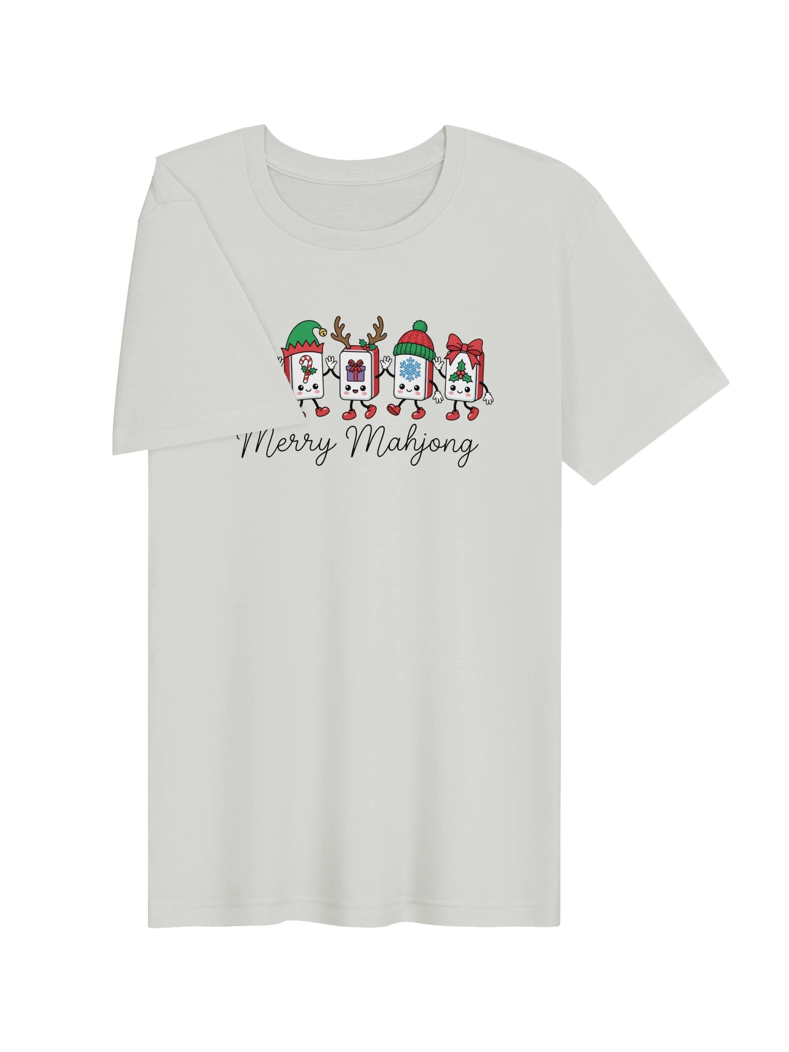 Merry Mahjong Christmas T-Shirt | Holiday Mahjong Tee product image (70)