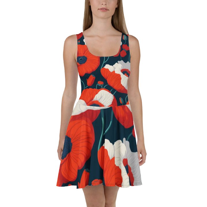 Barry Grady 'Poppies' All-Over Skater Dress product image (2)