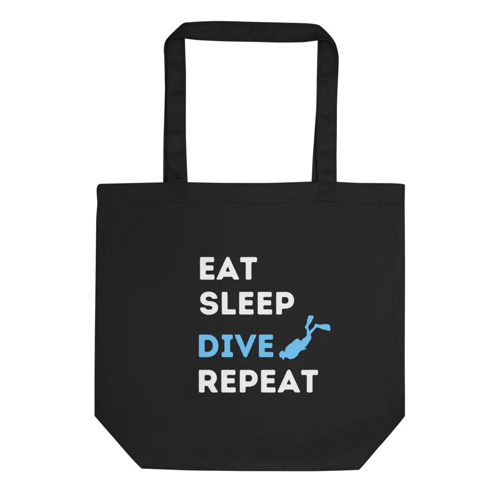 Eat Sleep Dive Repeat Tote Bag product image (4)