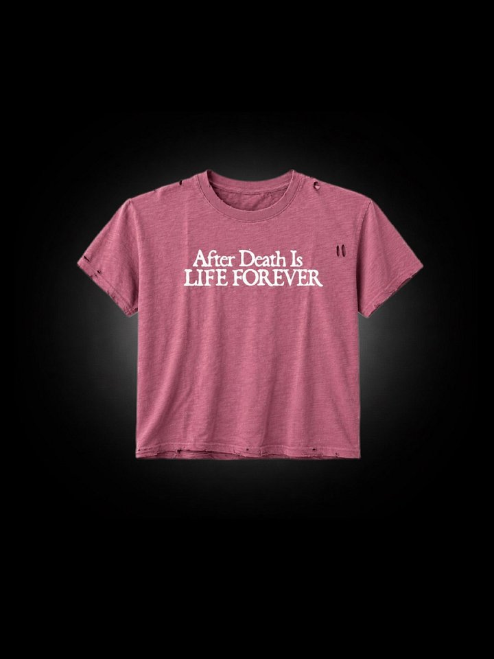 LIVE FOREVER SLUB TEE product image (1)