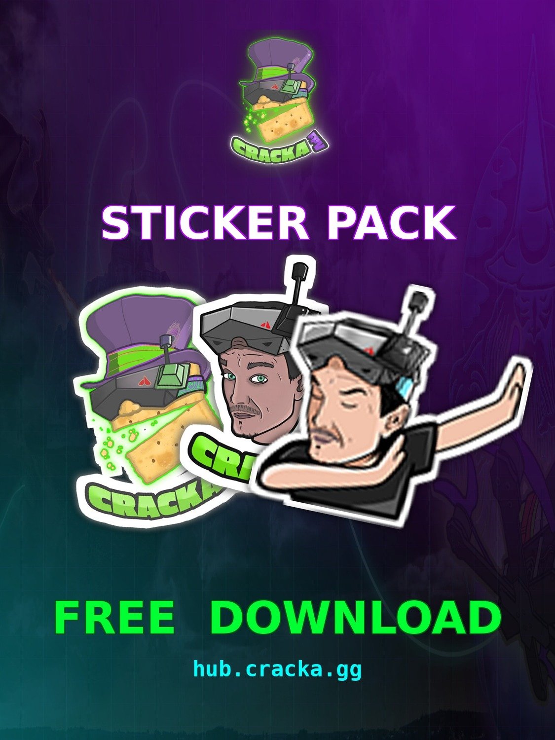 Cracka FPV — Sticker Pack product image (1)