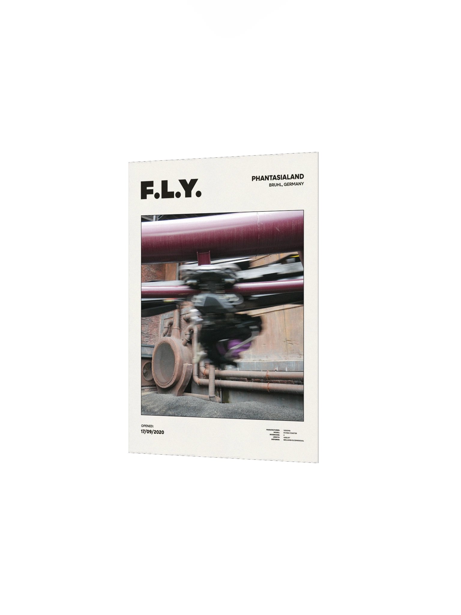 F.L.Y. Train Premium Poster product image (2)