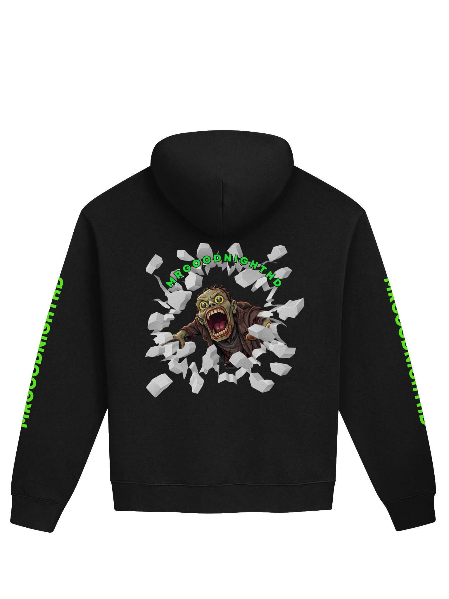 Neon Skull Beard Hoodie product image (2)