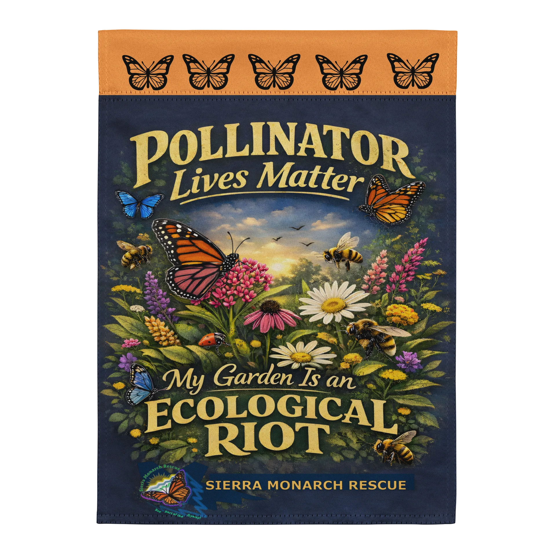 Pollinator Lives Matter Garden Flag product image (1)