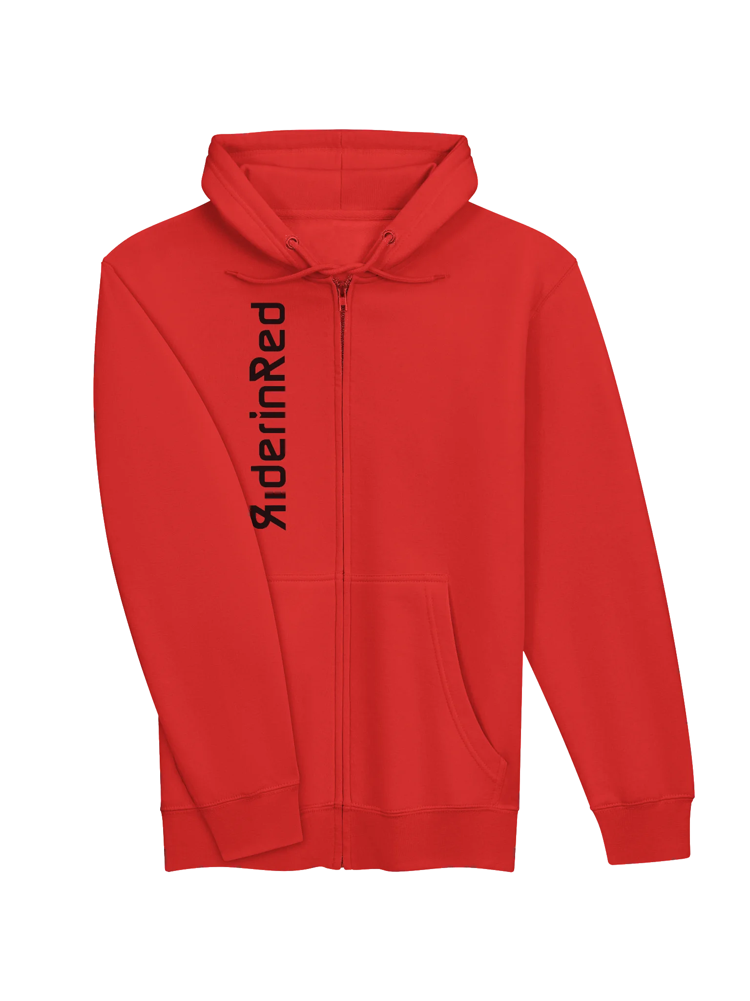 Rider In Red Zip-up Hoodie product image (3)