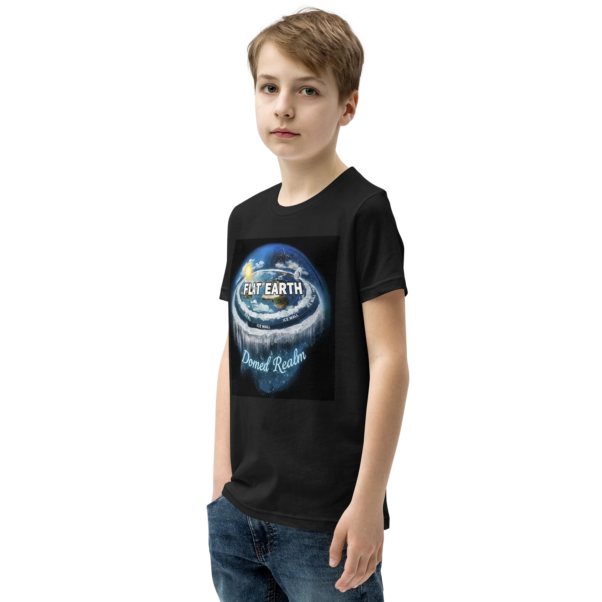 Flat Earth-Domed Realm Youth Tee product image (3)