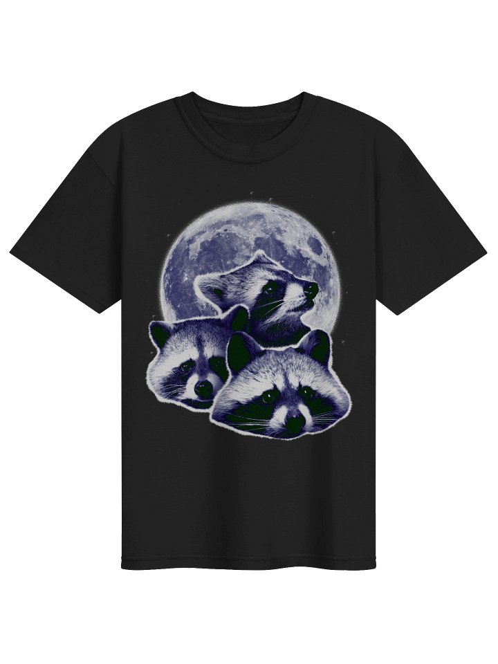 Three Raccoon Moon T-Shirt product image (1)
