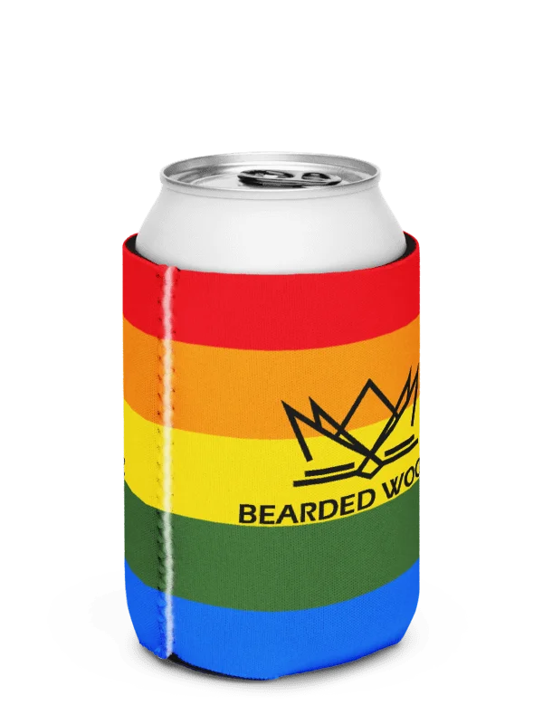 Coozie Can Cooler (Design: Bearded Woodz) Custom Pride product image (3)
