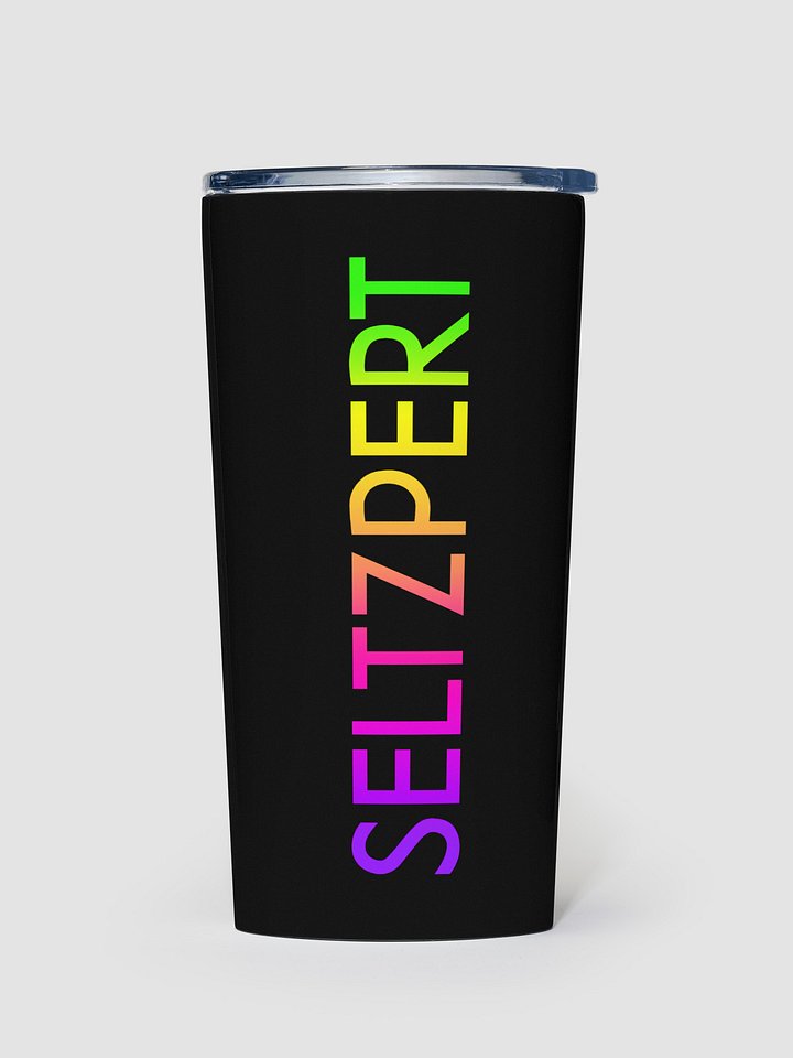 Seltzpert Drink Tumbler (Black) | Rainbow Paradise product image (1)