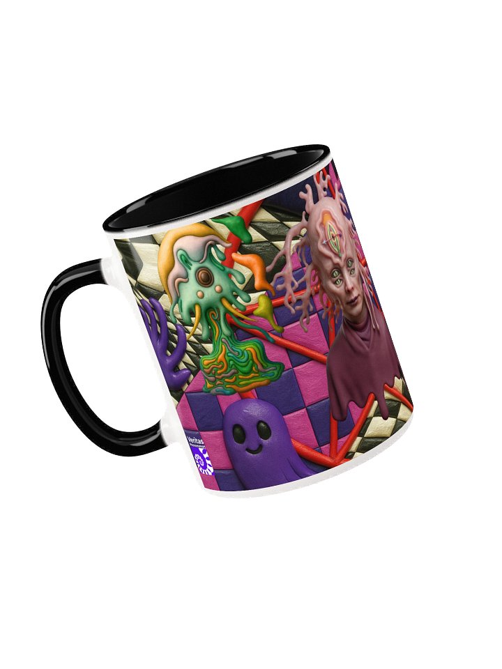 👻 Creepy Halloween Mug – Spooky Surreal Character Design 👻 product image (1)