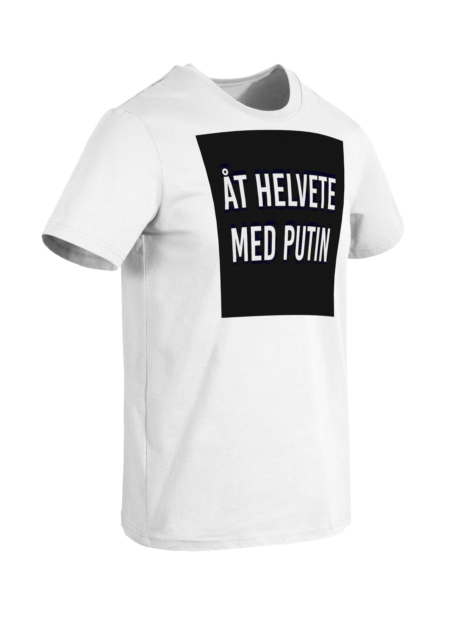 Åt helvete med Putin - Svart bakgrund (Organic unisex T-shirt) product image (9)