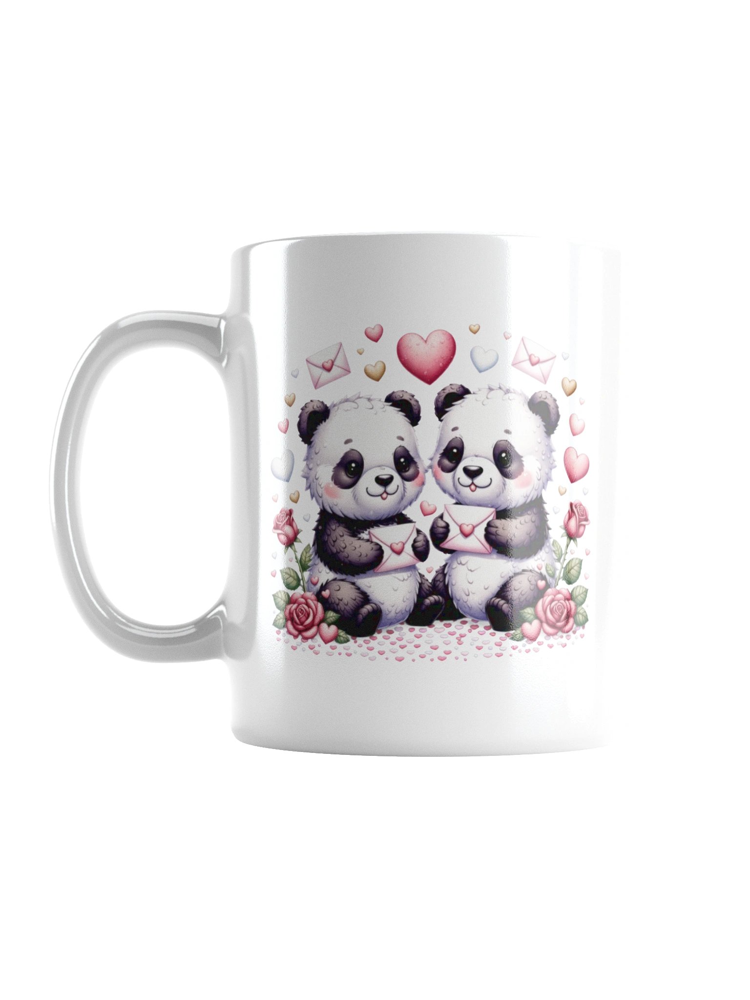 Panda Love Letters Valentine Coffee Mug product image (2)