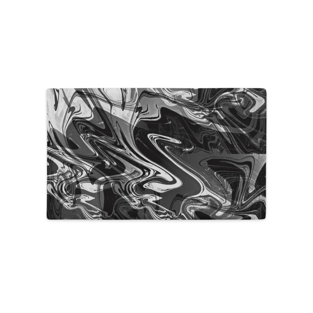 Flowing Monochrome Dreams Pillow Case product image (5)