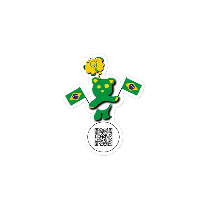 Brazil — Country Bear Sticker | BehrBrained Media product image (2)