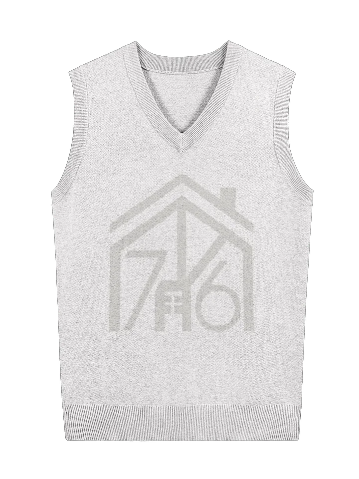 House 746 Luxury Knit Vest - White product image (1)