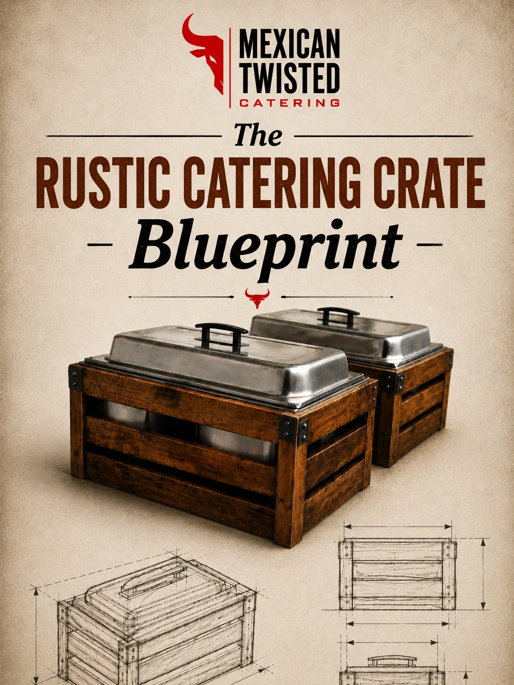 The Rustic Wooden Chafing Crate Blueprint