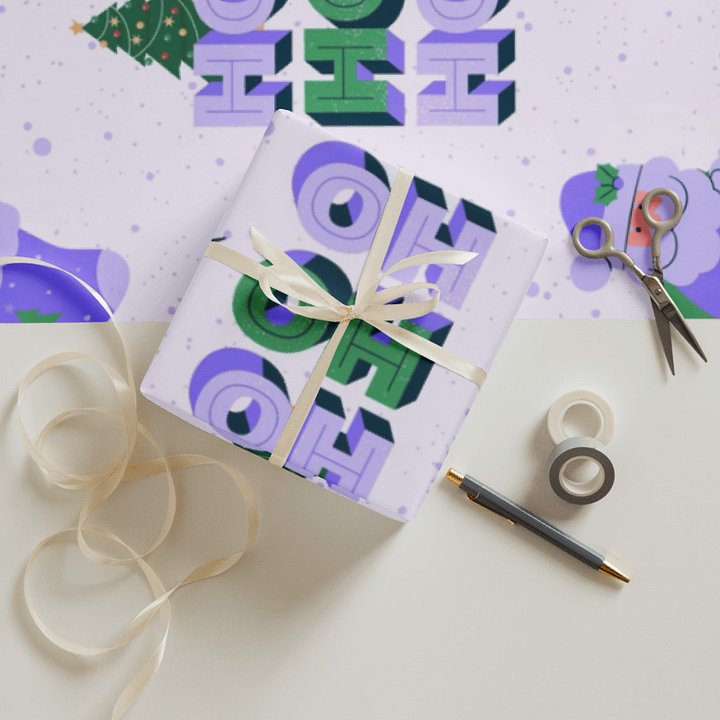 Festive Holiday Wrapping Paper Set product image (1)