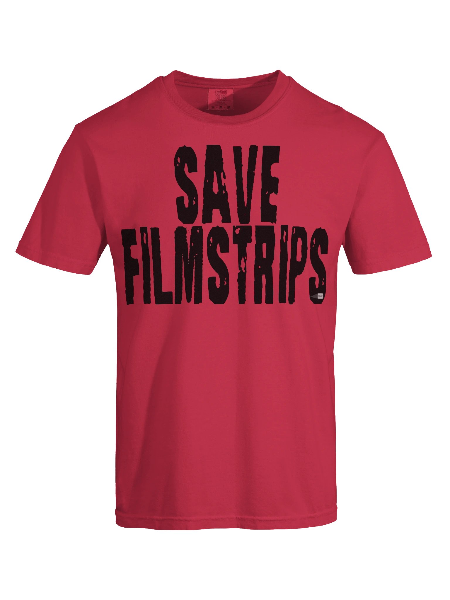 "SAVE FILMSTRIPS" Light Colors T-Shirt product image (27)